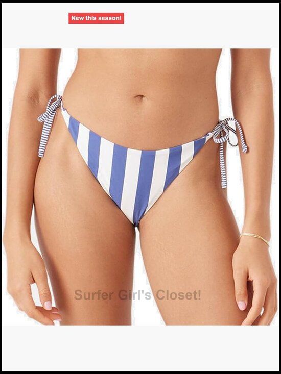 Other - Reversible Tie Side Cheeky Bikini Bottom UPF 50+ Quick Dry Stretch